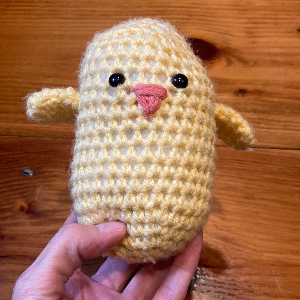Birdie Chicken Chickie Crochet Stuffed Animal Stuffie